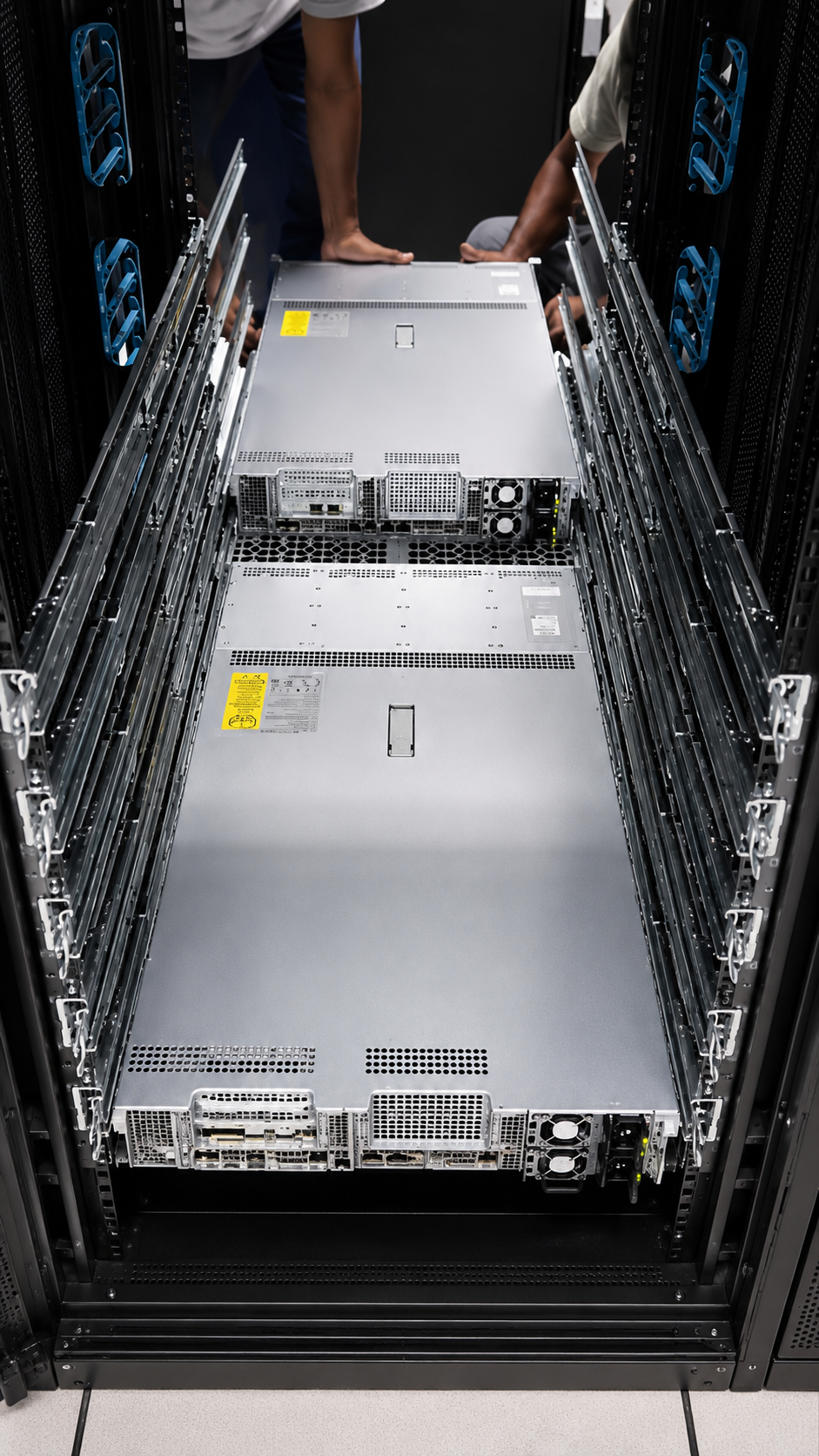 Cisco server installation rack deployment