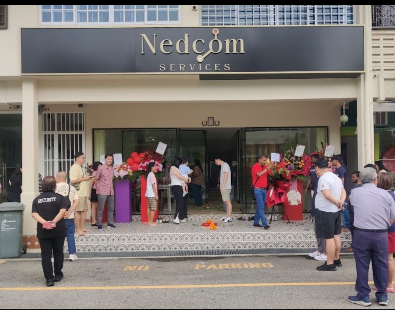 Nedcom Services office frontage at Lorong 1 Realty Park